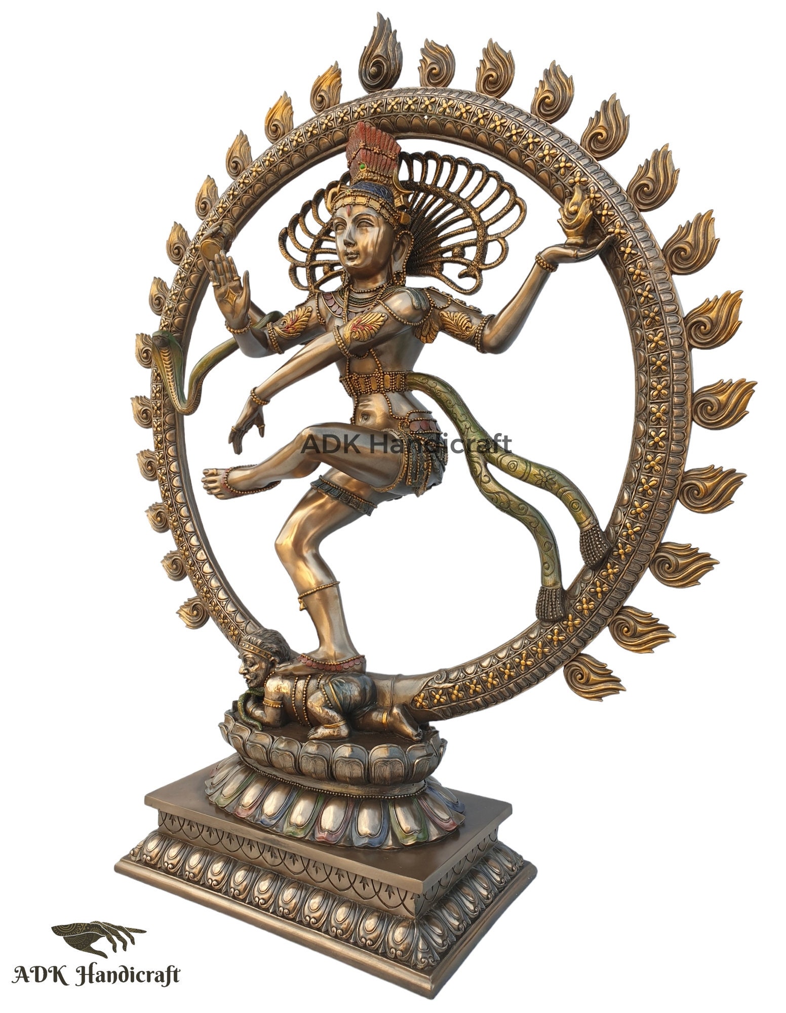 Large Nataraja Statue, 26" Inch Big Dancing Lord Shiva Natraja Idol ...