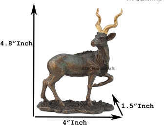 美術品　ブロンズ像　【2頭の鹿deers】　オブジェ 美術品 ブロンズ像 【2頭の鹿deers】 オブジェ