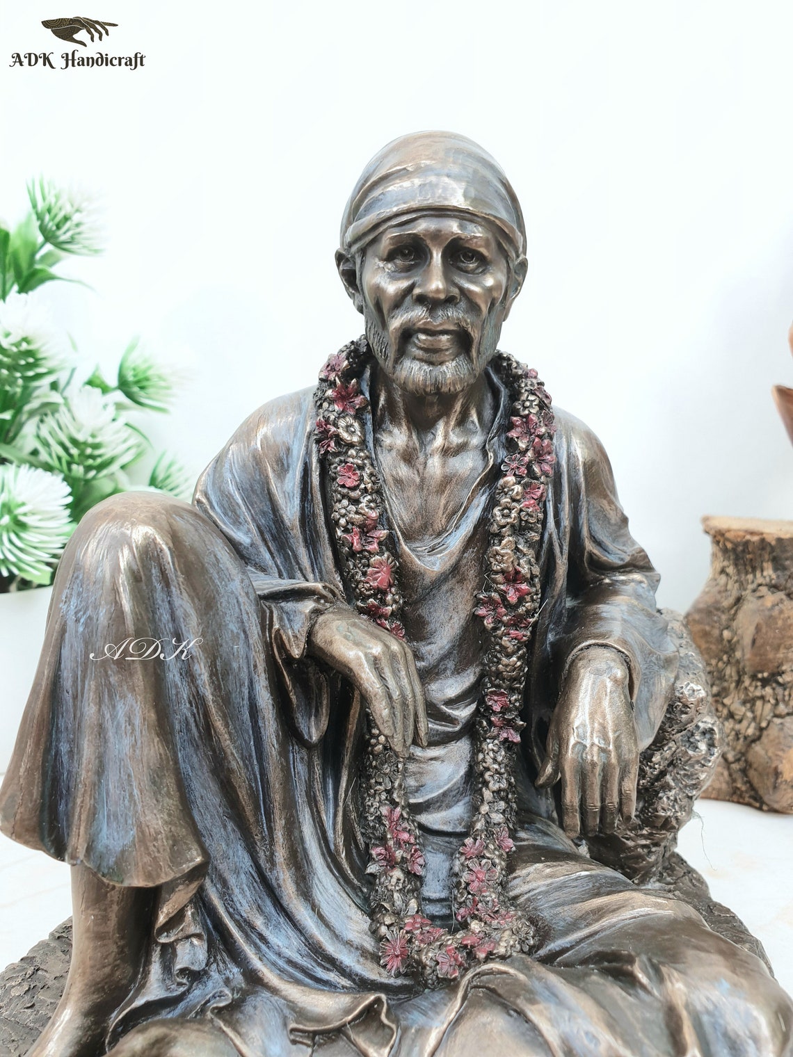 Sai Baba Statue 6.5 inch Shirdi Sai Baba Hindu God Indian Etsy