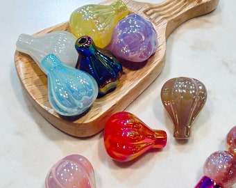 10 pcs hot air balloon decoration beads, luminous fire balloon for pen, DIY supplies Beads, Acrylic Beads, Sparkly Beads, random color