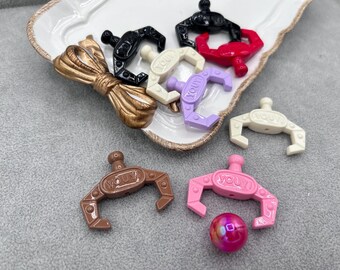 8 pcs claw machine decoration beads, claw machine for pen, DIY supplies Beads, funny decorations for handmade