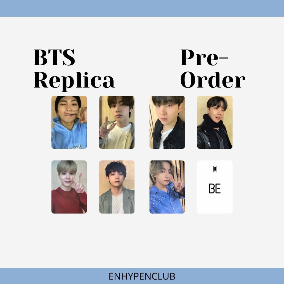 BTS BE Essential Soundwave Lucky Draw Replicas Etsy