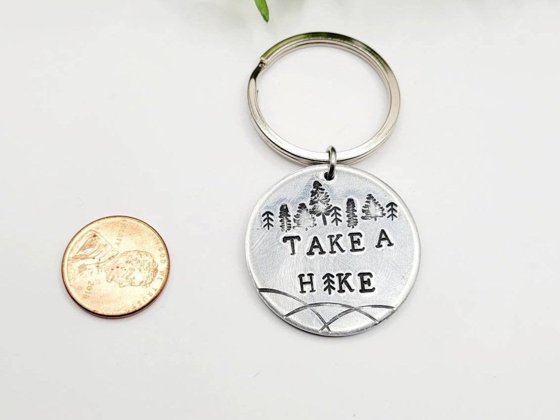Take a Hike Keychain/hiker Keychain/adventure/hiking/outdoor Etsy