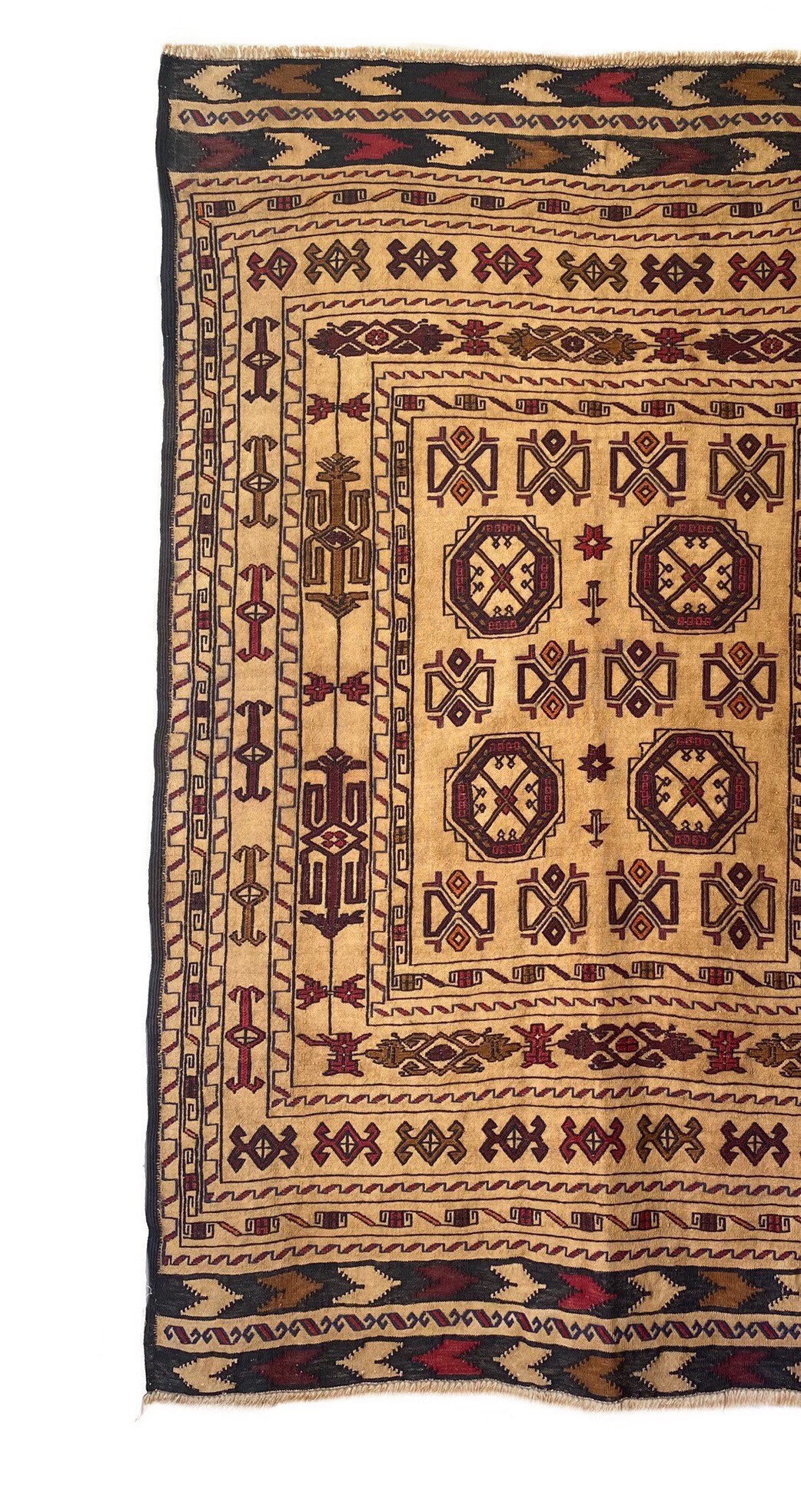 Ethnic Kilim/Vintage Tapis Fait à La Main Tapis Ethnique Afghan Mat Style Vintage