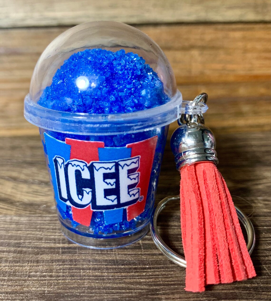 Icee Mini Cup Keychain Pink Blue Gifts for Her Small Etsy