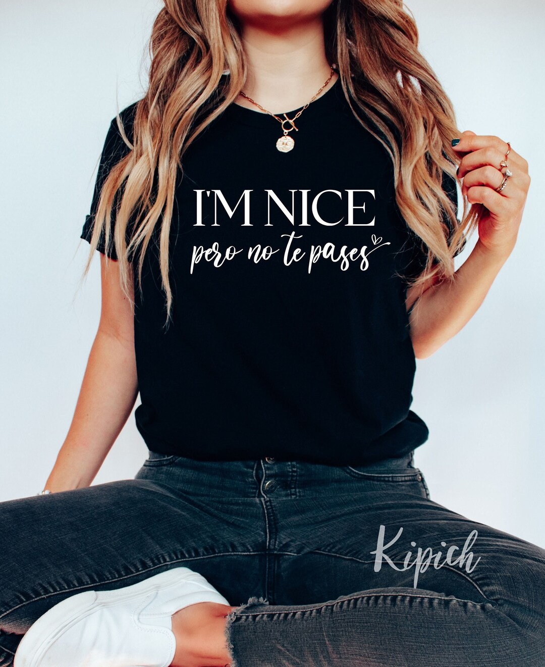 Im Nice Pero No Te Pases Svg Png, Latina Power SVG, Funny Spanish