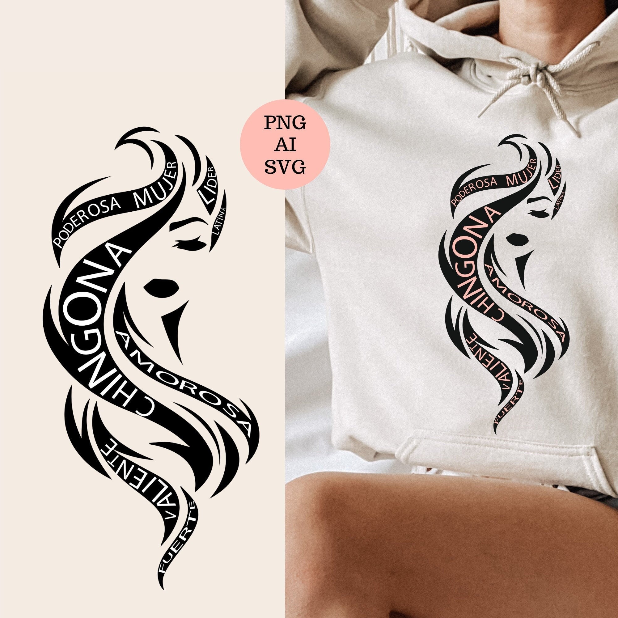 Latina SVG Latina png Spanish SVG Women Empowerment svg | Etsy