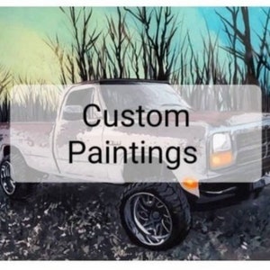 CUSTOM ORDER Reverse Glass Paintings