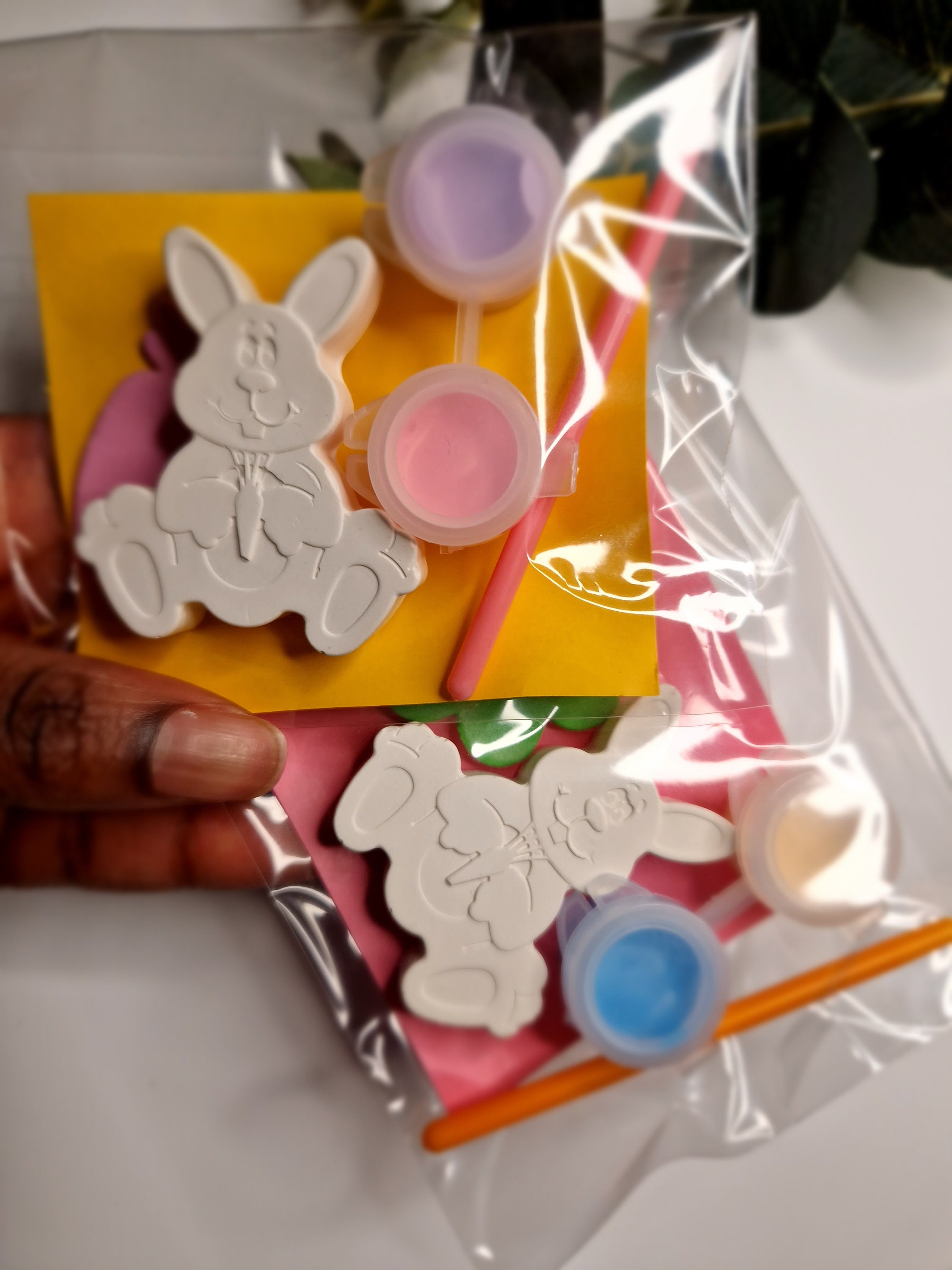 Easter Paint Sponges for Messy Play A Kids Painting Set of 5 Sponges for  Painting and Printing Sponge Paint Dabbers Stamp Set for Children 