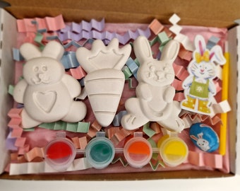 Paint your own Easter Crafts - Easter Craft Kit - Children's Craft Kit - Half Term Activities - Craft Box - Easter Activities - Easter Craft