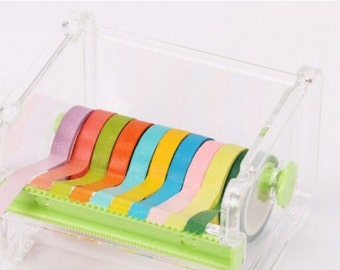 Washi Tape Dispenser, Washi Tape Holder, Washi Tape Cutter, Masking Tape  Cutter, Masking Tape Dispenser Washi Tape Storage, Organizer, Box 