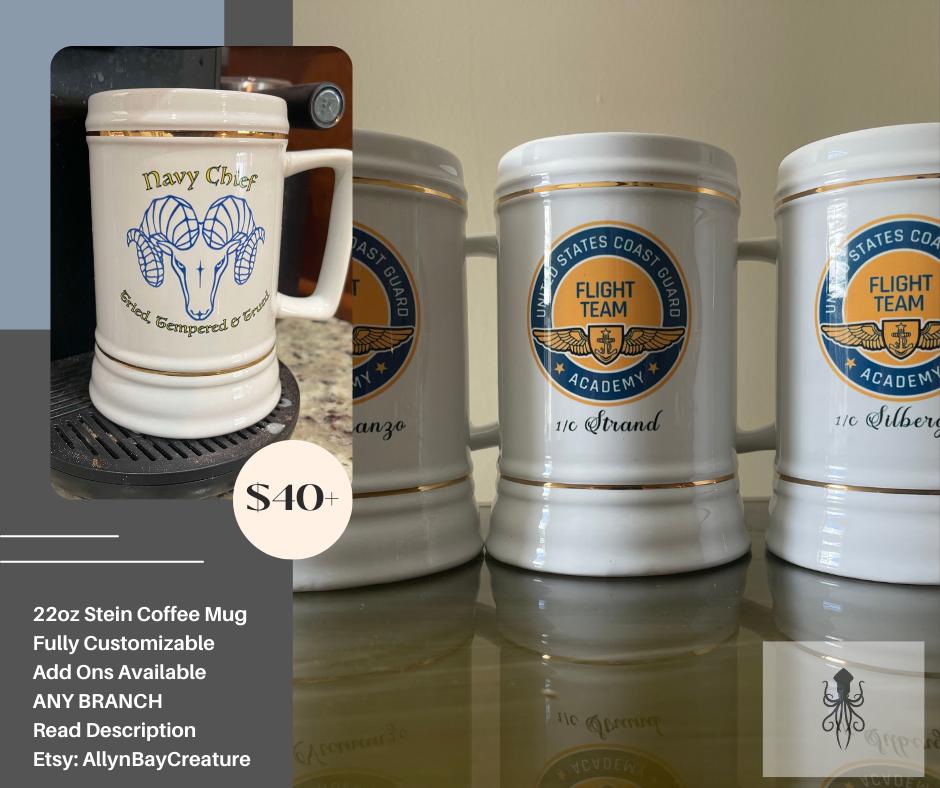 22oz Stein Coffee Mug **fully Customizable With Your Artwork** Read  Description for Info. - Etsy
