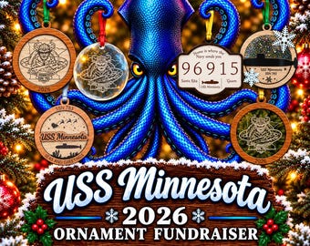 Insamling till julgransprydnader för USS Minnesota