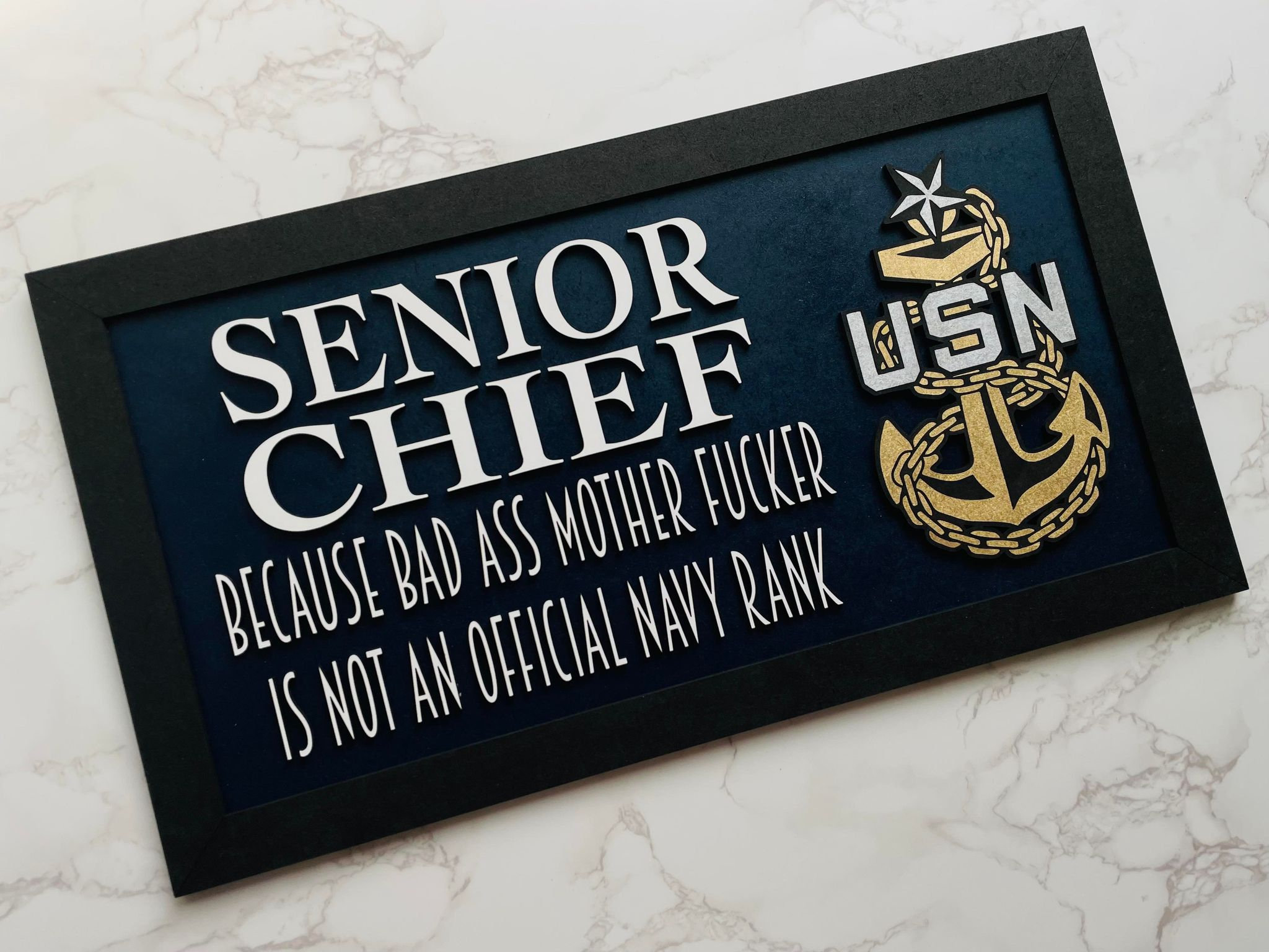 Senior Chief Petty Officer Sign - Etsy