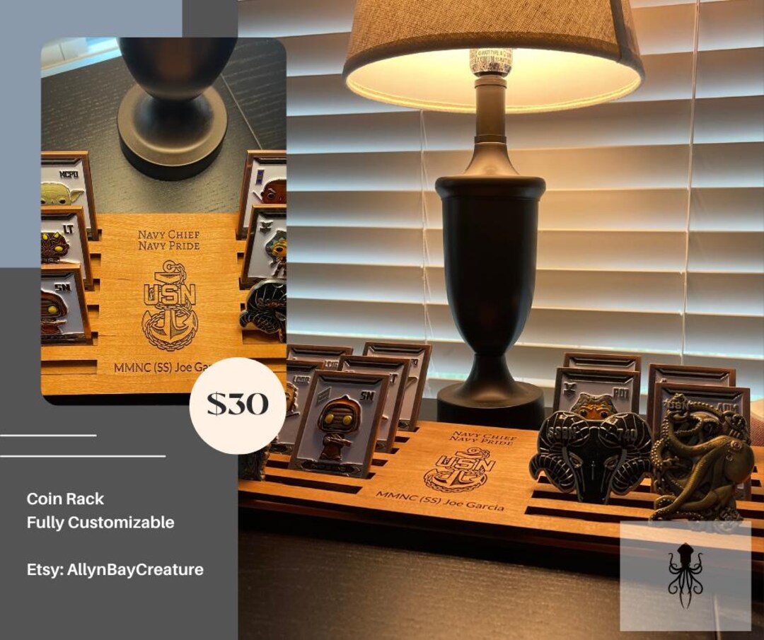 Challenge Coin Rack - Etsy