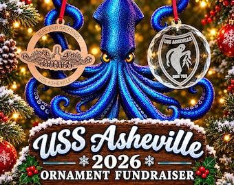 Recaudación de fondos para adornos navideños del USS Asheville