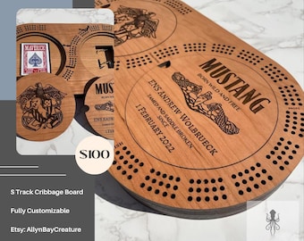S Track Cribbage Board