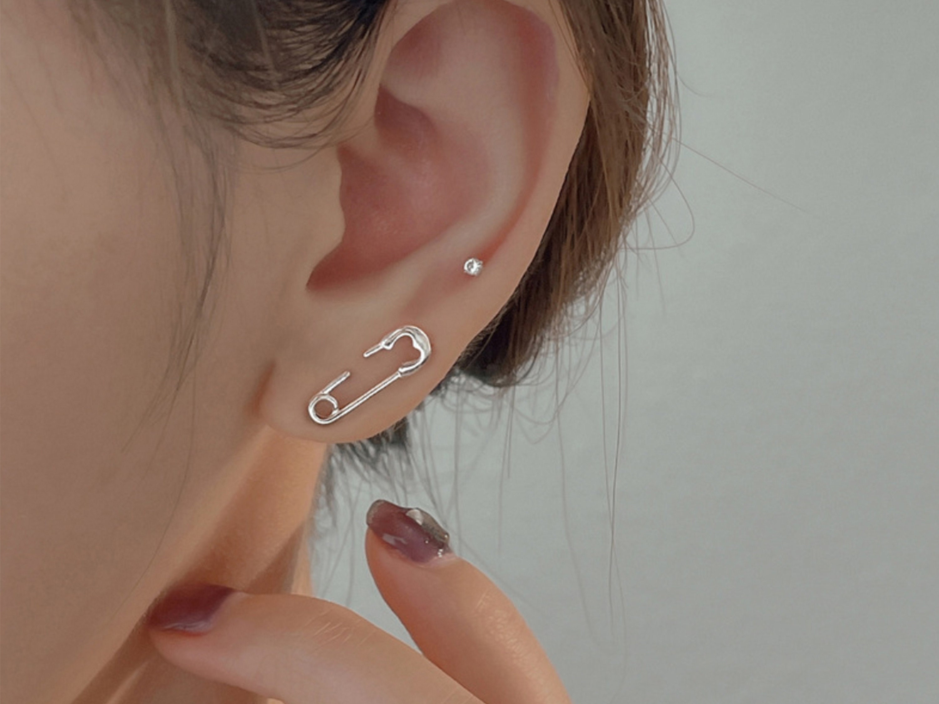 Safety Pin Earring – Studs