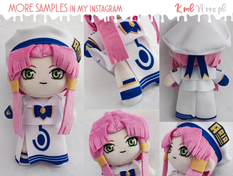 PLUSH COMMISSIONS [CLOSED]: Handmade Custom Chibi Plush Personalized Anime Doll image 8
