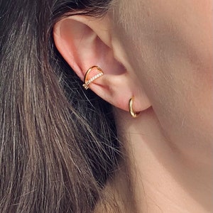 Pendientes de aro de oro delicados - Pendientes de aro de oro - aros pequeños - Plata de ley 925 - Pendientes de plata - Pendientes de oro - Pendientes de plata - filigrana