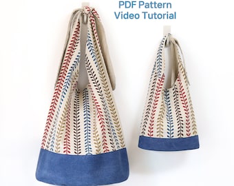 Charming Bow Bag PDF Sewing Pattern, 2 Sizes Included