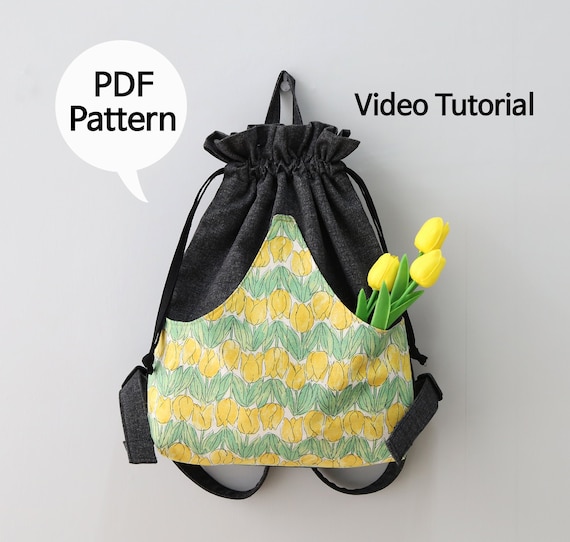 Making a drawstring backpack discount