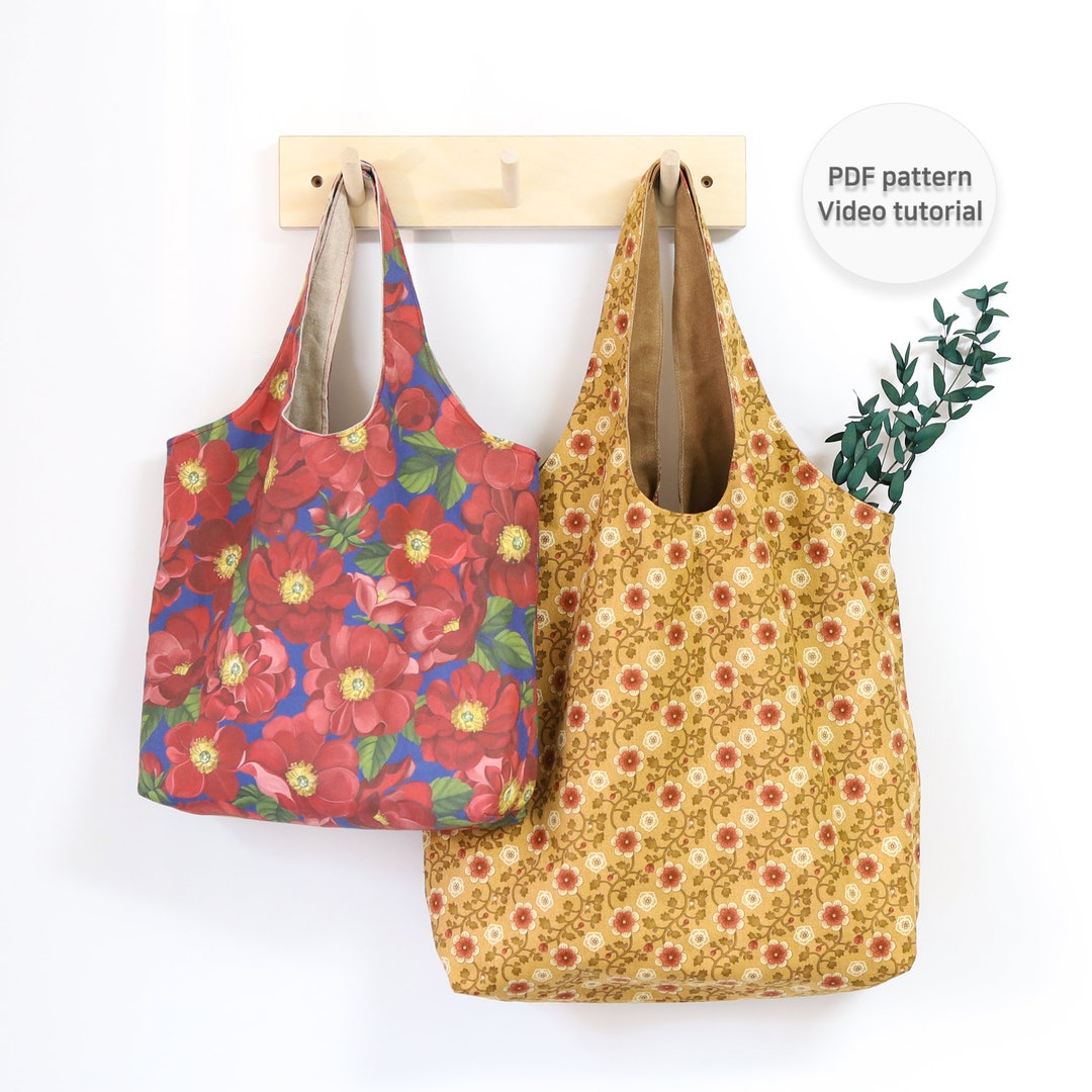 Stylish Hobo Bag + Totebag Pattern Set - Instant Download PDF Sewing ...