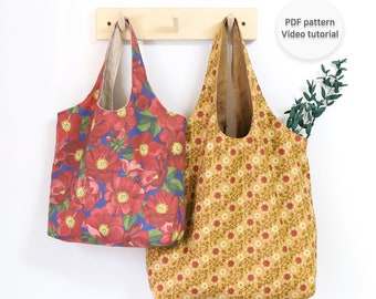 Stylish Hobo Bag + Totebag Pattern Set - Instant Download PDF Sewing Projects