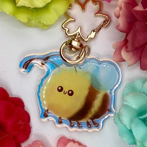 Bee Rainbow Keychain