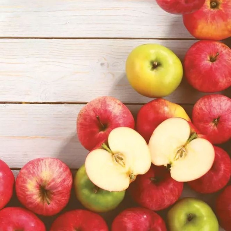 papercraft 4 x Tasty Apples on Wood paper napkins scrapbooking decoupage Serviettes fruit napkins #0814