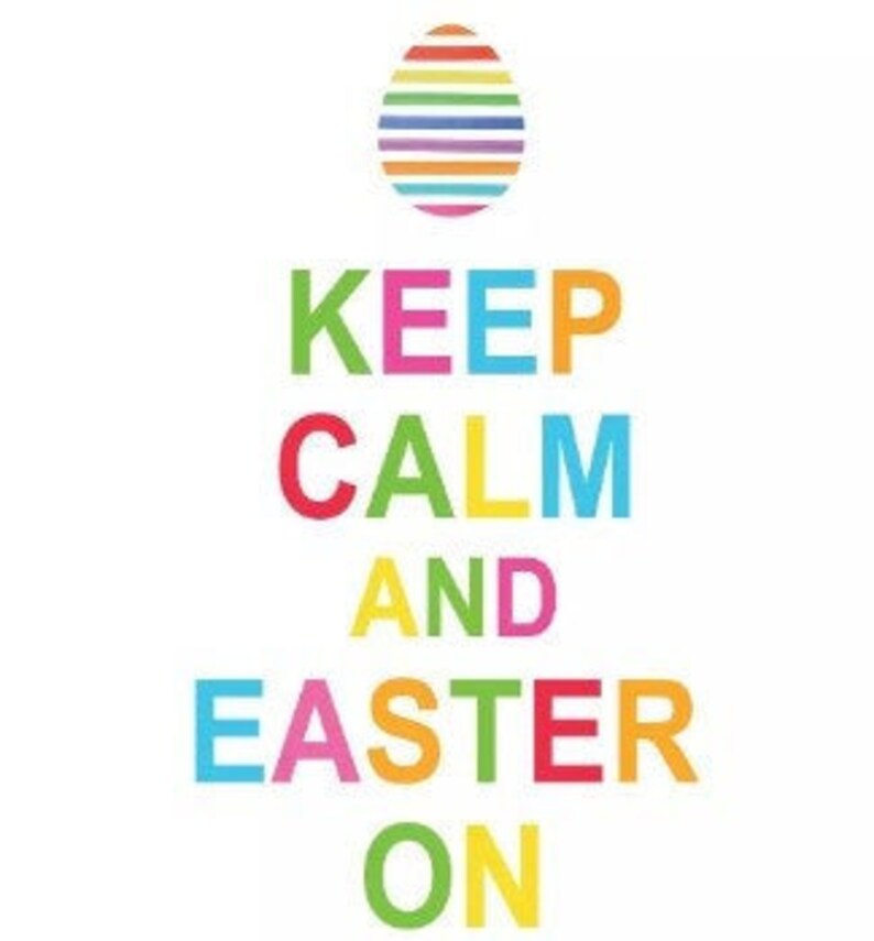 X keep. Keep calm easter.