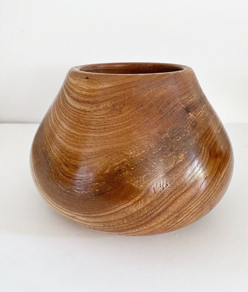 Hand Turned Vase Wood Vase Home Decor Etsy