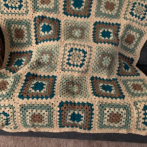 Afghan and pillows