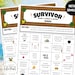 Survivor Printable Bingo Game, Survivor Download, Viewing Party Game ...