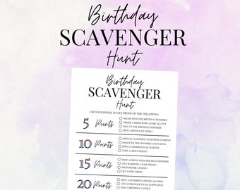 Adult Scavenger Hunt - Etsy