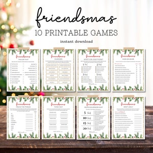 Friendsmas Games, Friendsmas Printable Games, Friendsmas, Christmas ...