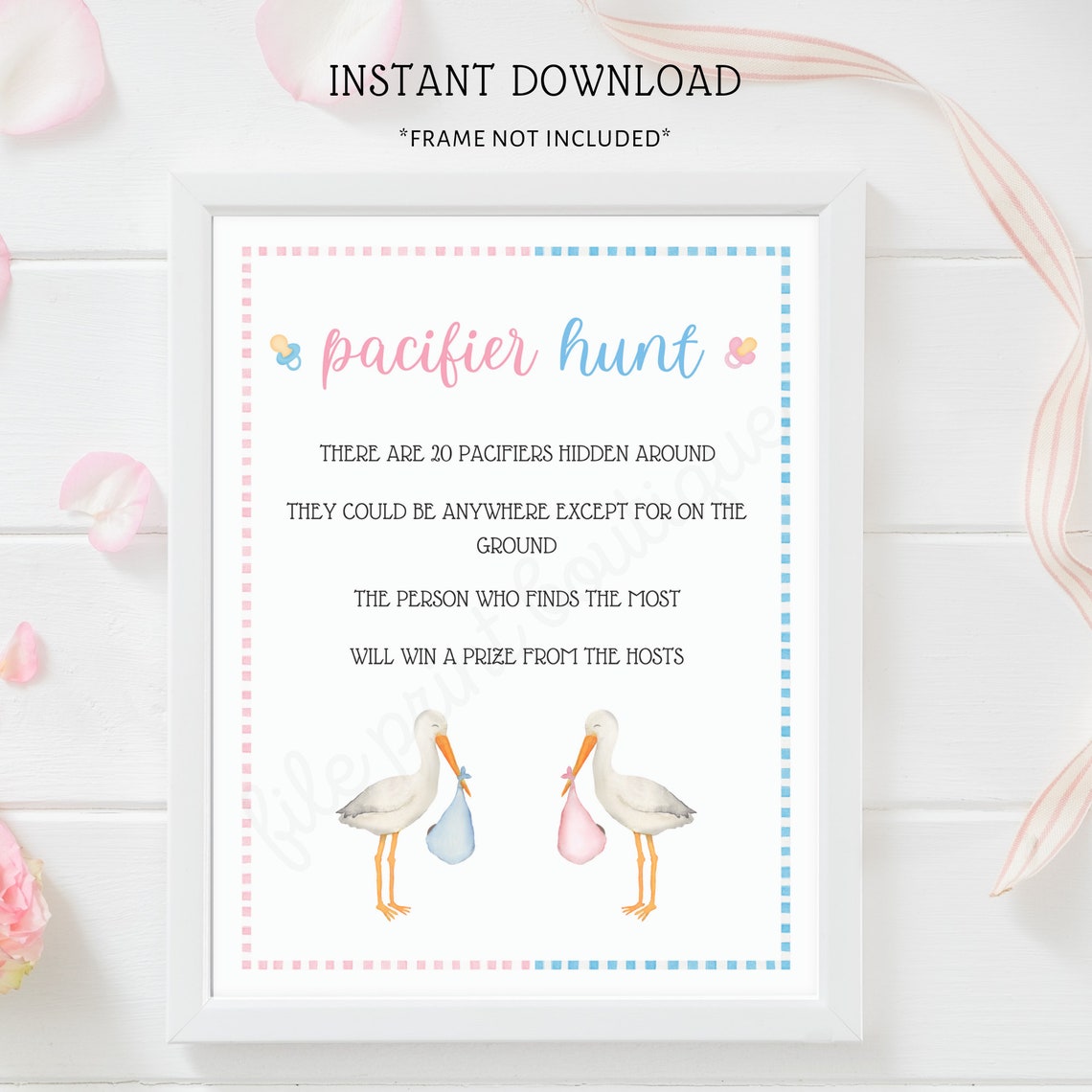 Gender Reveal Printable Games Gender Reveal Bundle Gender Reveal