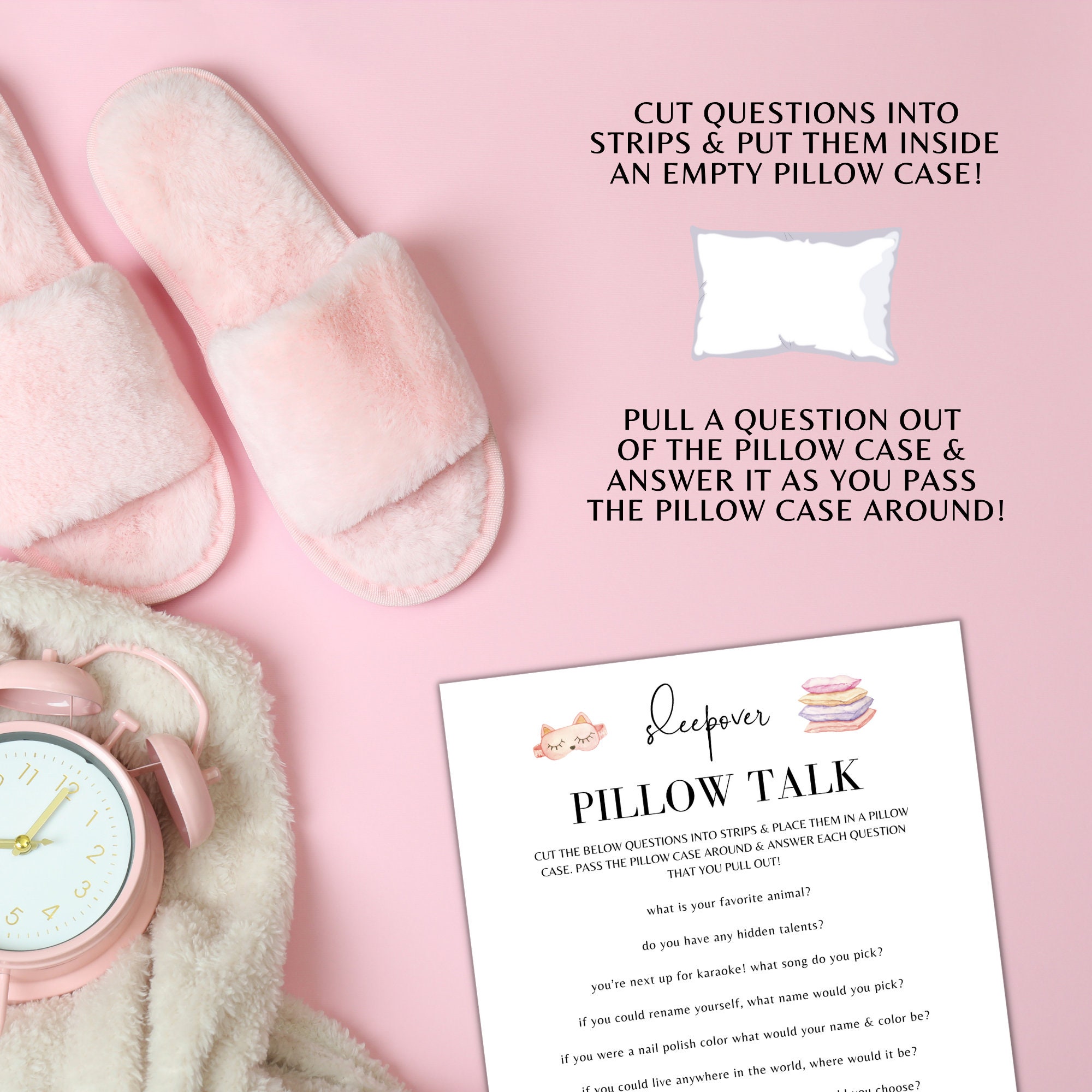 Sleepover Party Games Printable, Slumber Party Games Bundle, Teen ...