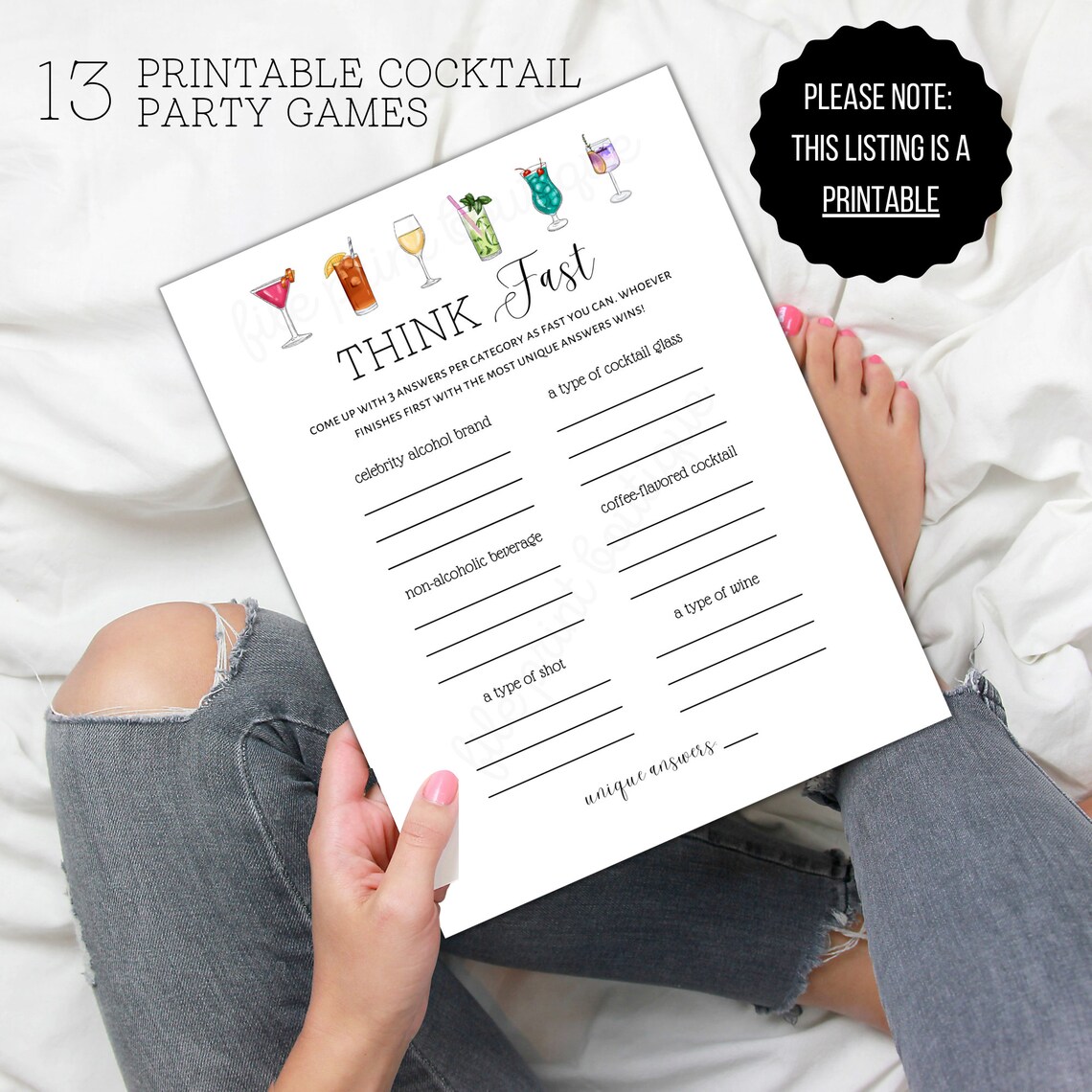 Bar Crawl Games Printable Bar Crawl Bundle Bar Crawl Etsy