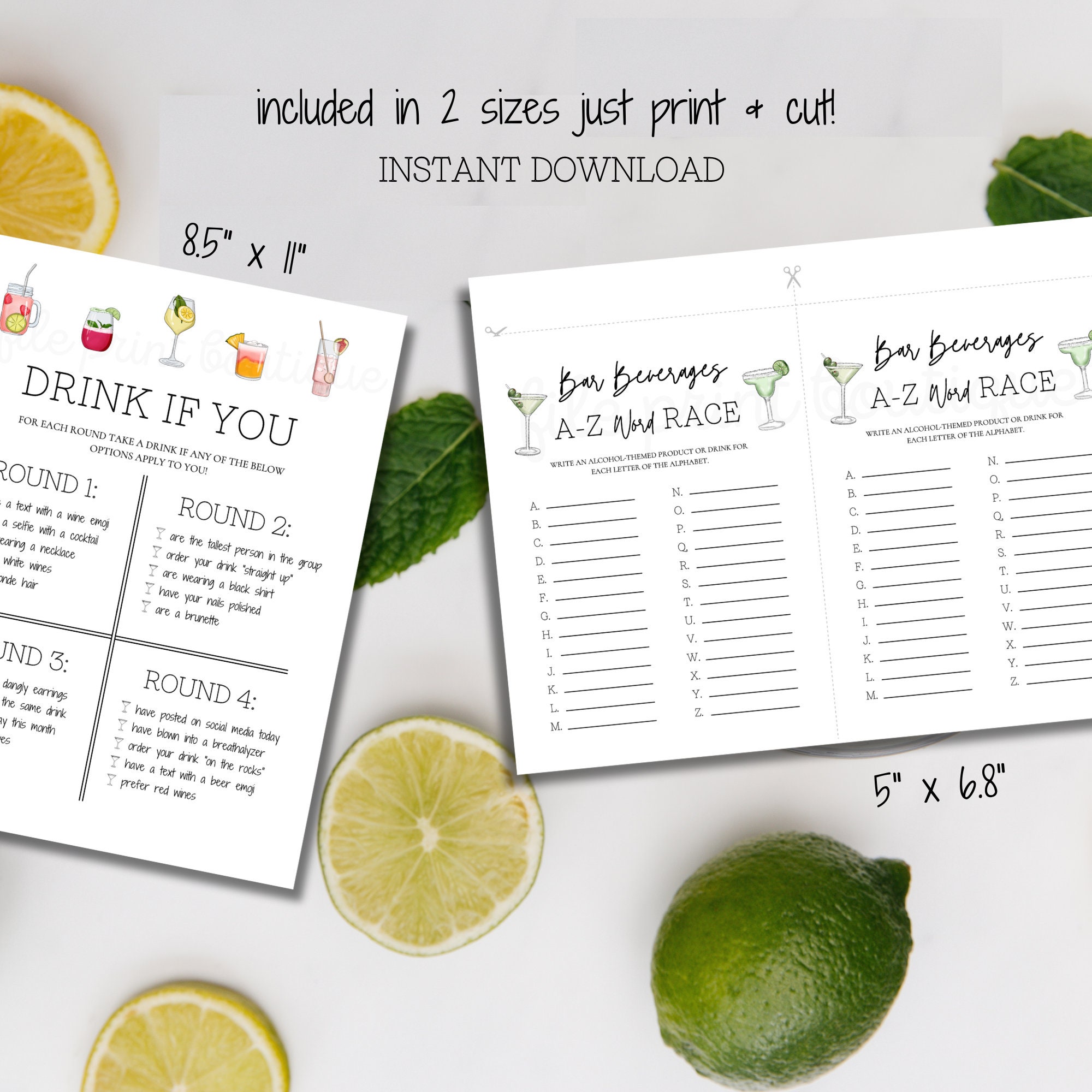 Bar Crawl Games
