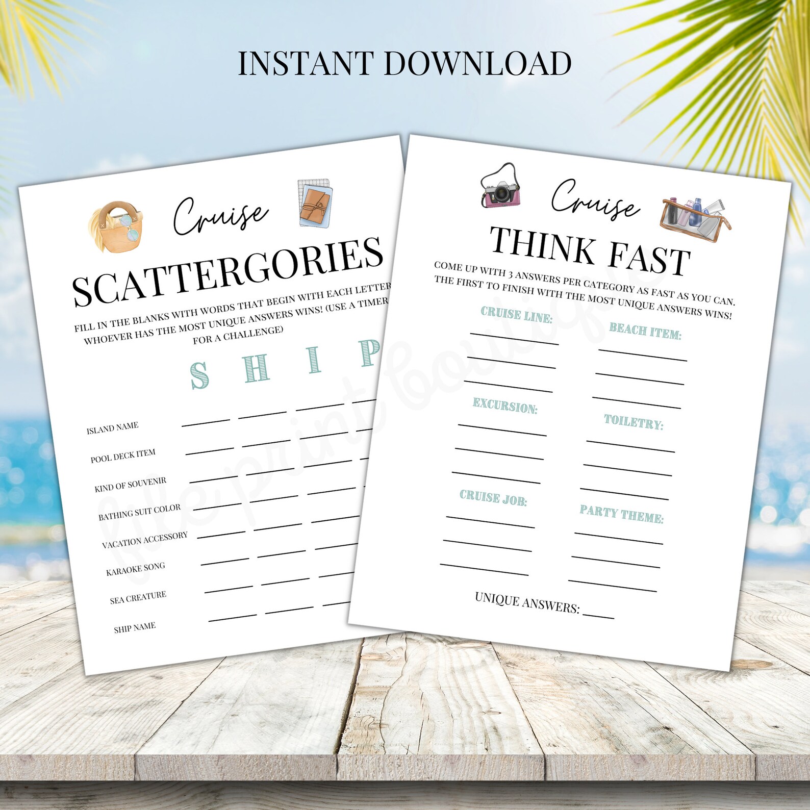 Cruise Games Printable Family Cruise Games Cruise Printable - Etsy