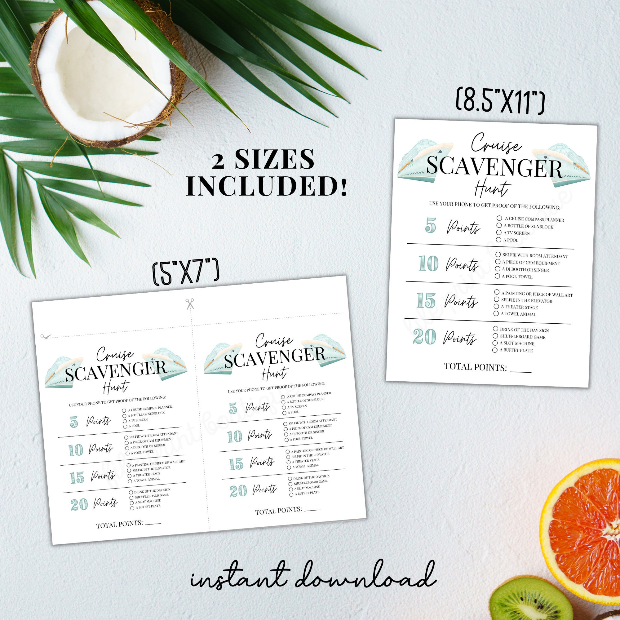 Cruise Games Printable Family Cruise Games Cruise Printable - Etsy