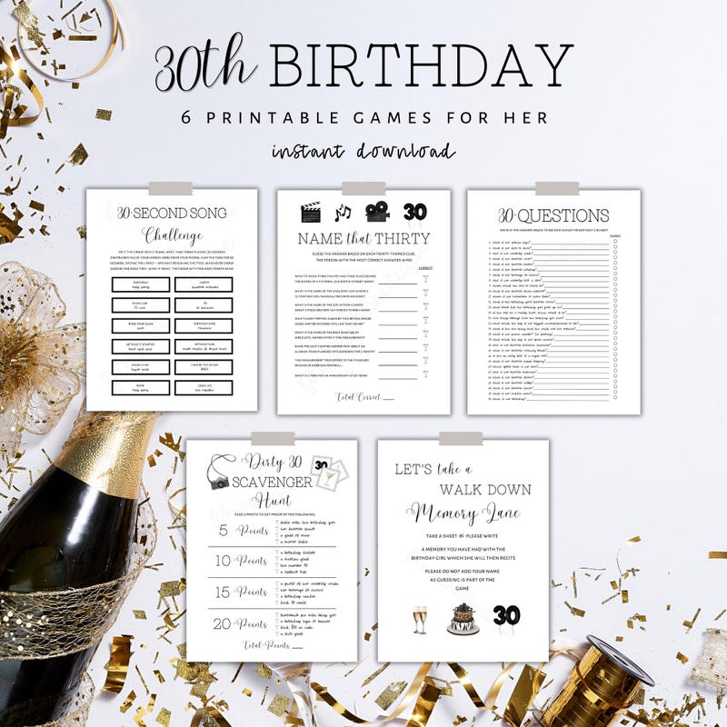 Spiele Fr Den 30 Geburtstag