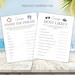 Cruise Games Printable, Family Cruise Games, Cruise Printable, Cruise ...