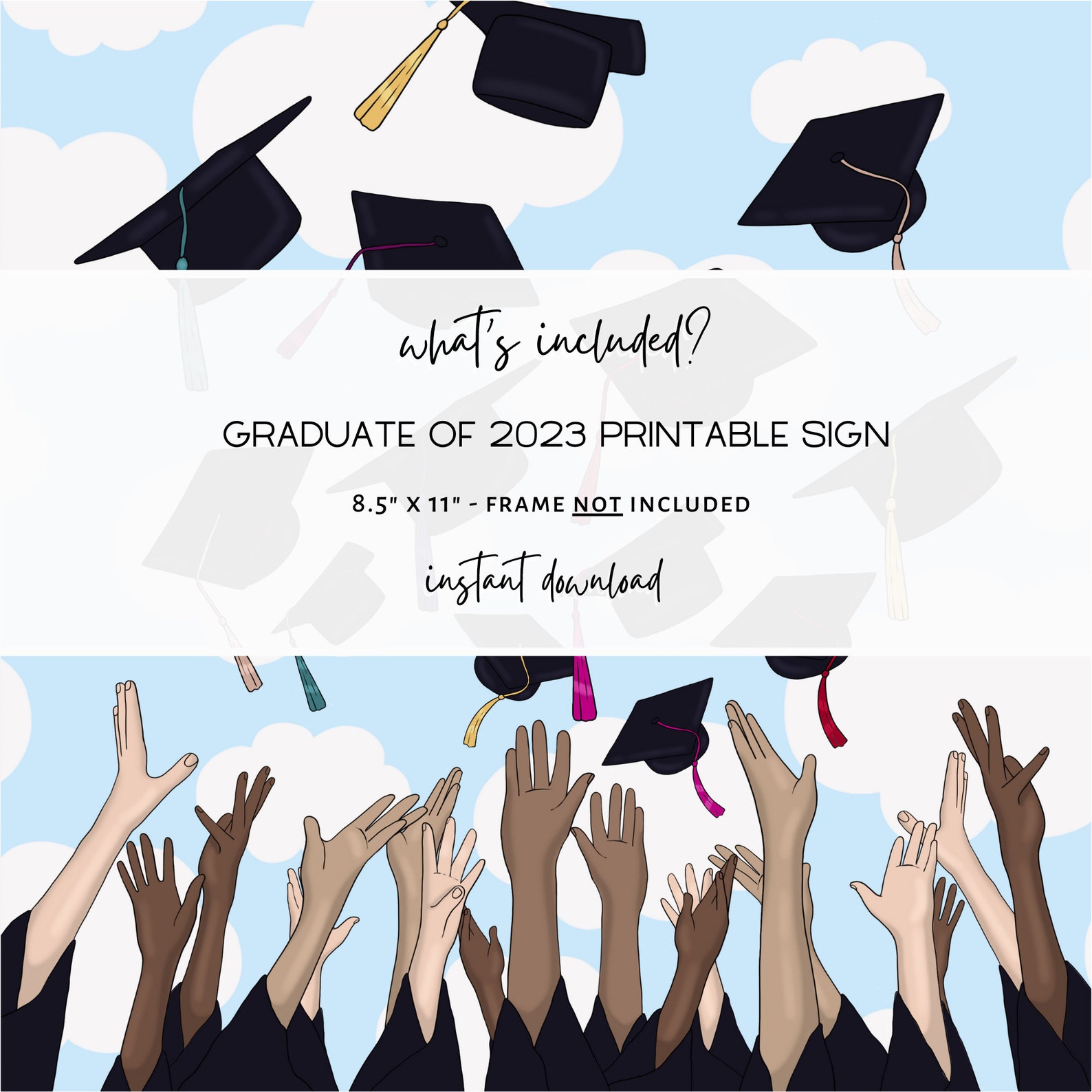 Printable Graduation Sign Printable Grad Sign Gift Printable - Etsy