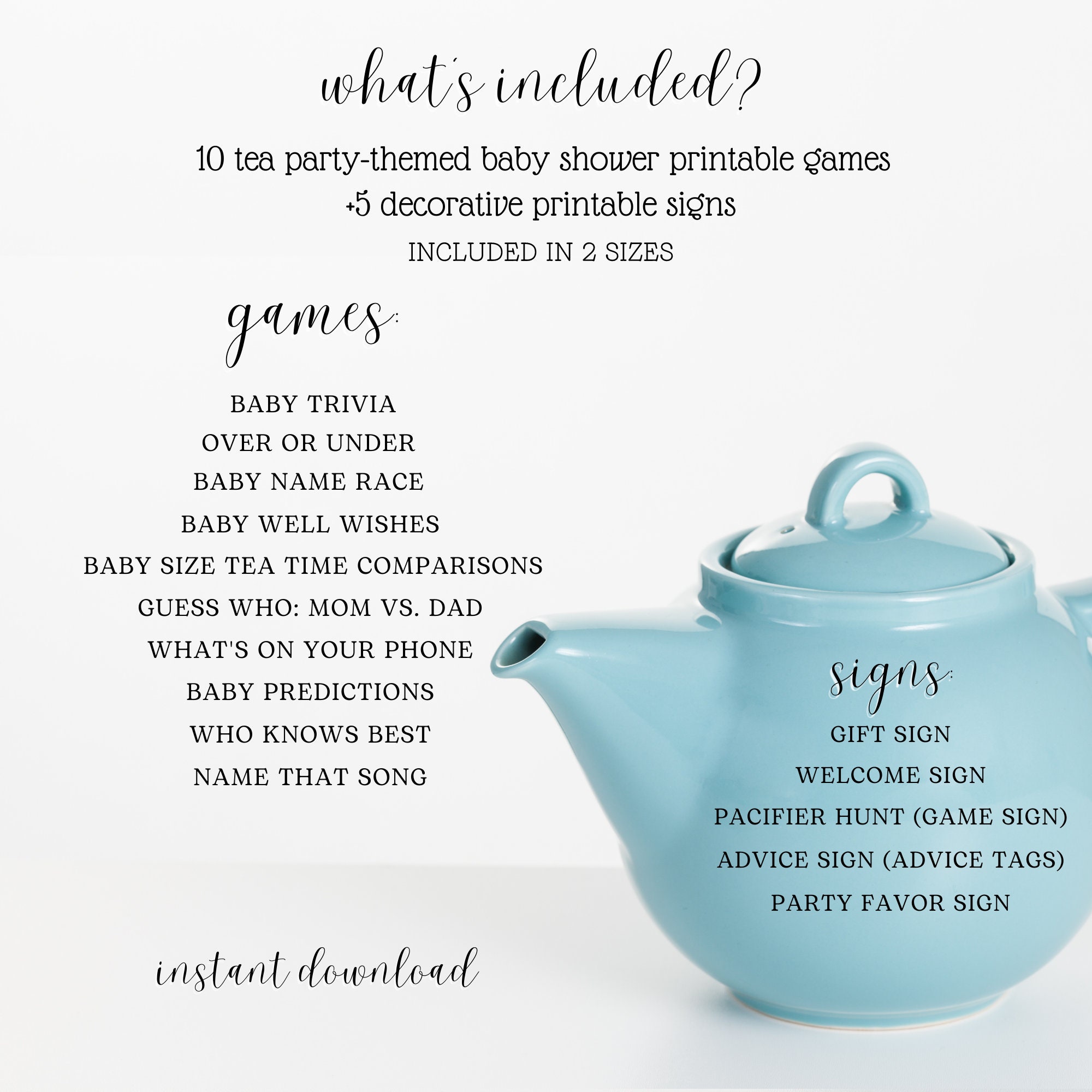 Boy Baby Shower Tea Party Games, Baby Shower Tea Party Games, Baby ...
