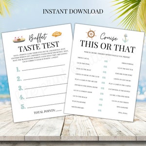 Cruise Games Printable, Family Cruise Games, Cruise Printable, Cruise ...