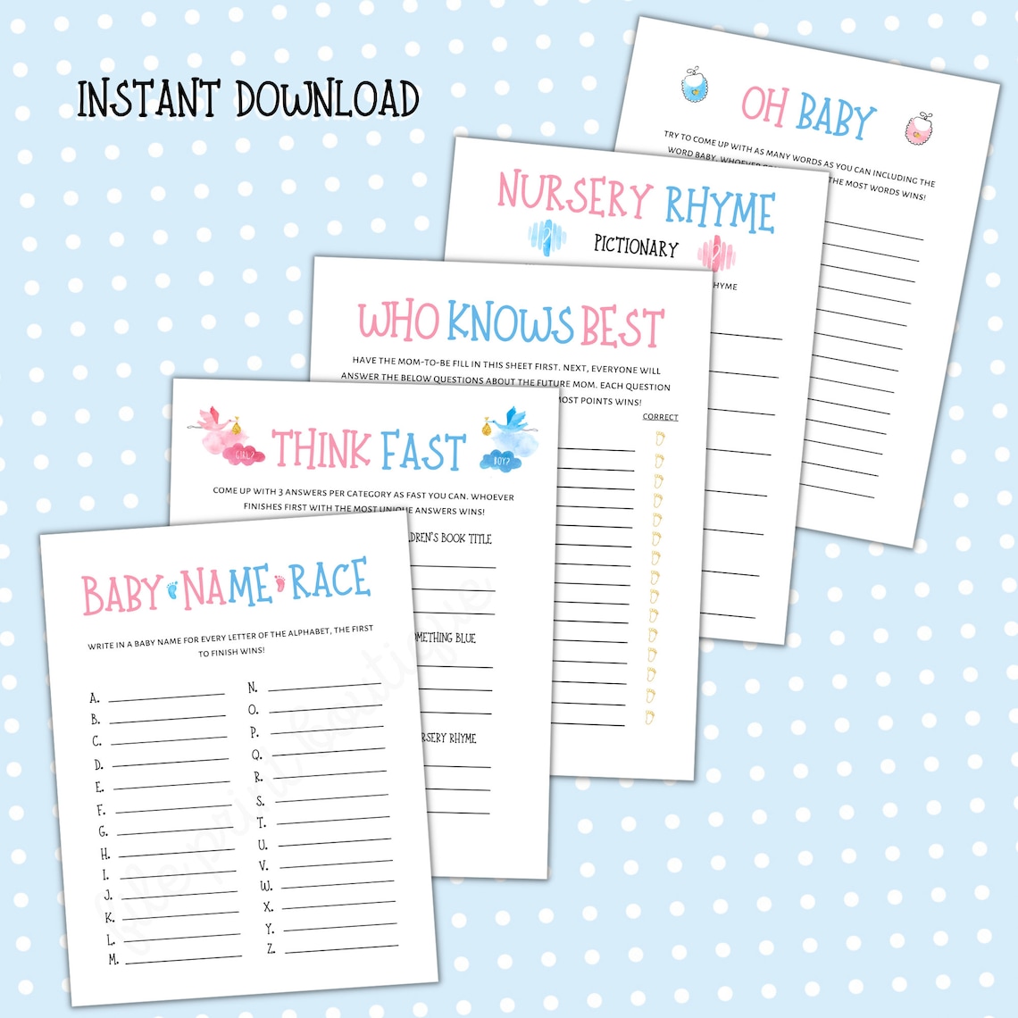 Gender Reveal Party Games Printable - Il 1140xN.4357851766 Im16 