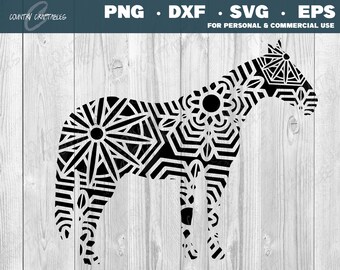 Download Art Collectibles Clip Art Eps Stallion Zen Animal Bohemian Digital Design Png Mustang Horse Head Zentangle Mandala Boho Svg Clipart Cut File Cricut Silhouette Dxf