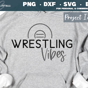 Wrestling Vibes SVG: Shirt Design, Tumbler Decal (Digital Download)